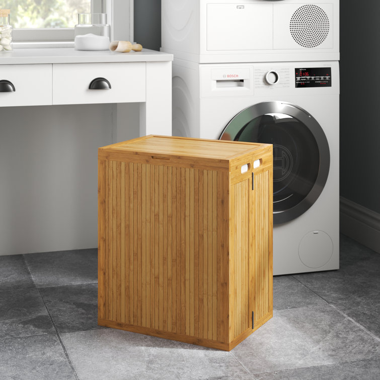 Rosecliff Heights Bamboo Laundry Hamper & Reviews Wayfair